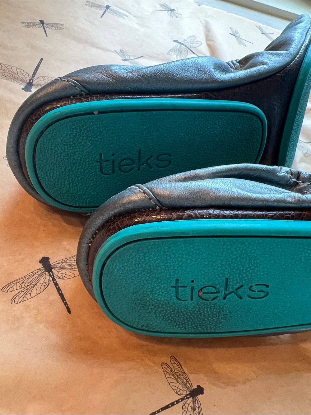 Tieks Black Leather Ballet Flats - Picture 6 of 7